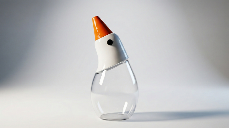 The CleanBeak Kit (Bottle + 60 saline packets)